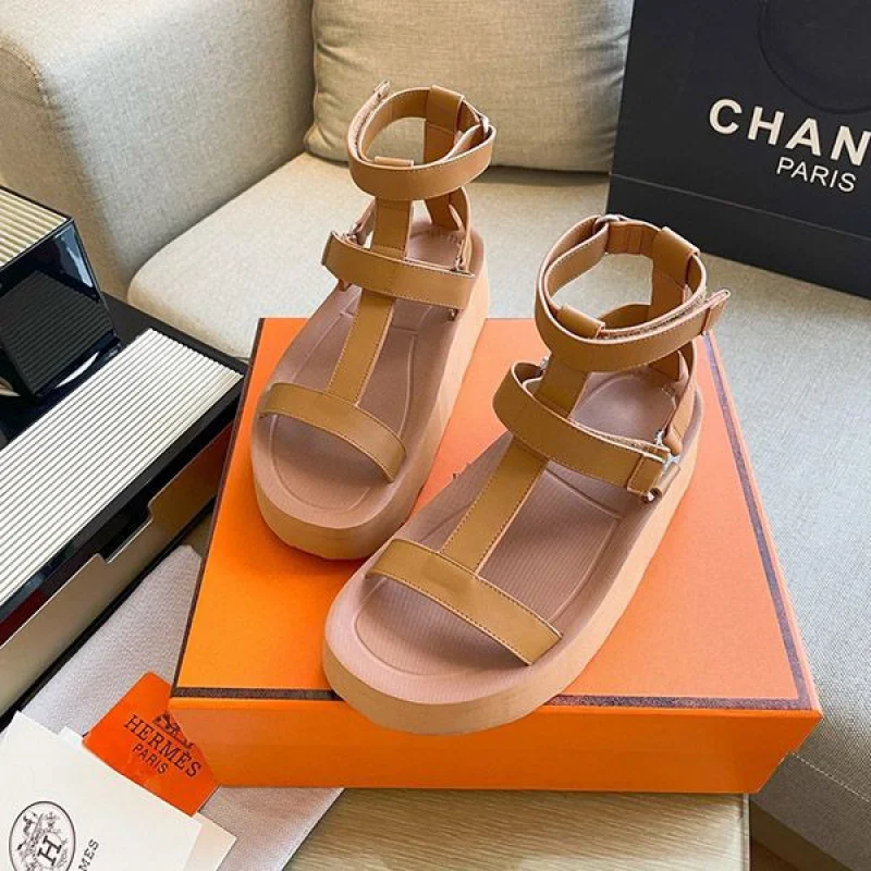 夏のお出かけに♪テクノ サンダル【エルメス 偽物】Enid Sandal H221033ZA3360